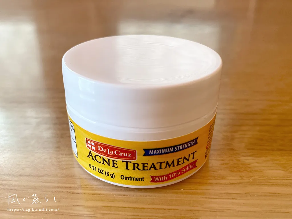 De La Cruz, Acne Treatment Ointment 硫黄10％配合 成分増量タイプ 6g （0.21オンス）