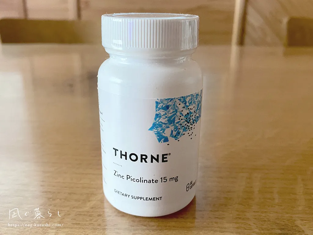 Thorne, 亜鉛ピコリン酸、15 mg、60カプセル