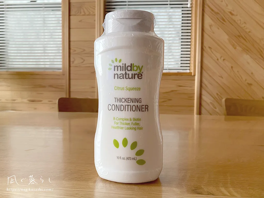 Mild By Nature, Thickening Conditioner（シックニングコンディショナー）ビタミンB複合体＆ビオチン シトラススクイーズ 473ml（16液量オンス）