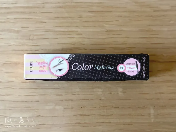 ETUDE, カラーマイブロウ、リッチブラウン#01、4.5g(0.15オンス)