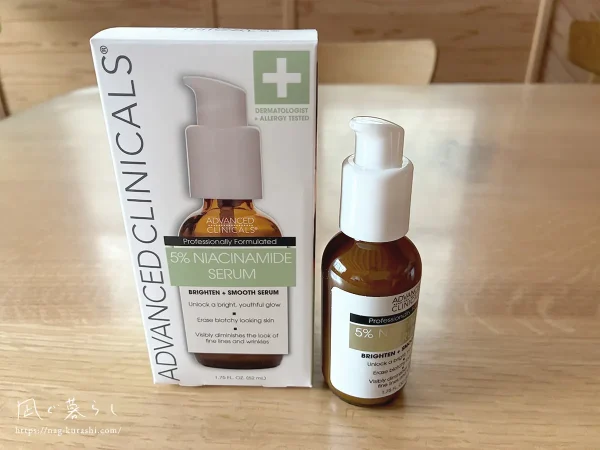 Advanced Clinicals, 5%ナイアシンアミド美容液、高濃度配合、52ml(1.75液量オンス)