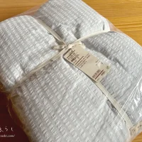 無印良品　綿　サッカー織　薄掛ふとん／Ｓ