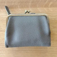 トーンオイルヌメ がま口ポケット財布